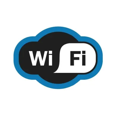 Табличка Зона Wi-Fi 200х150 мм,