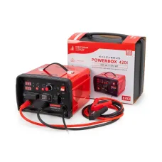Инверторное пуско-зарядное устройство PowerBox 420i, таймер, пластиковый кейс