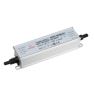 Блок питания ARPV-48100-A1 (48V, 2.08A, 100W) ( IP67 Металл, 3 года)