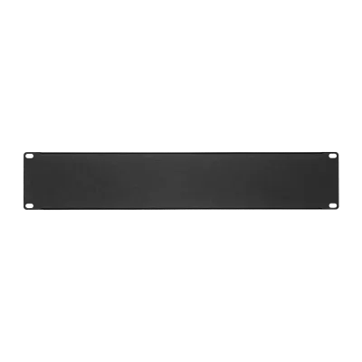 Заглушка 19'' 2U черная