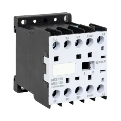 Миниконтактор МКЭ 12А 24В 1NO EKF PROxima