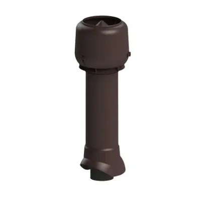 Вентиляционный выход D=110/160/700 mm+колпак TP-86.110/160/700 (темно-коричневый)