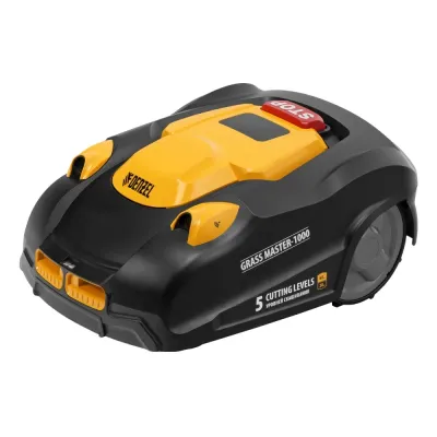 Робот-газонокосилка Grass Master 1000, ультразвуковой датчик, 3 Ач, LCD дисплей, Wi-Fi
