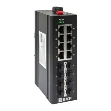 Коммутатор промышленный неуправляемый U-8GX/SFP-8GT, 8 портов 1000Base-X SFP, 8 портов 10/100/1000Base-T(X) RJ45, монтаж на динрейку TSX EKF