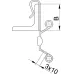Крепеж для хомута к балке 1,5-5 мм верт.монт.