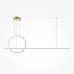 Светильник подвесной  Maytoni Halo MOD247PL-L49BSK LED 40W Латунь