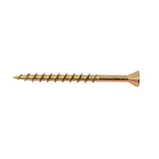 Саморез по дереву HOBAU 4.2x55 финишный потайная голова желтопассивированный (35 шт.)