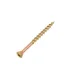 Саморез по дереву HOBAU 4.2x55 финишный потайная голова желтопассивированный (35 шт.)