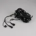 Гирлянда светодиодная декоративная ARD-STRING-CLASSIC-10000-BLACK-100LED-LIVE RGB 230V, 7W ARDCL, IP65