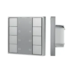 Панель кнопочная INTELLIGENT DALI-201-23-1G-4SC-DIM-DT6-IN Silver BUS, Frame IARL, IP20 металл, 3 года