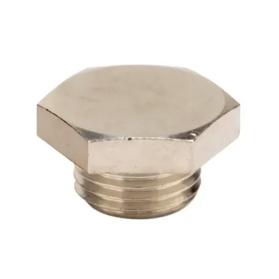 Заглушка M16x1,5, никелированная латунь