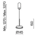 Светильник подвесной  Maytoni El MOD041PL-L15WG3K LED 12W Черный