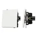 Механизм звонкового выключателя SWT-TENDO-MKR1-SFPL-WH 230V, 10A, Белый, 1 пост