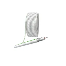 ЭРА Кабель коаксиальный SAT 703 B,75 Ом, CCS/(оплётка Al, 75%), PVC,цвет белый,  бухта 100 м, SIMPLE (4/96)