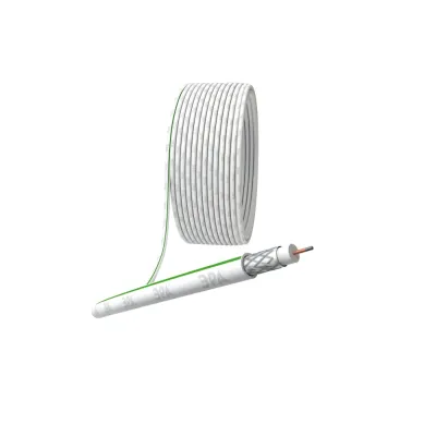 ЭРА Кабель коаксиальный SAT 703 B,75 Ом, CCS/(оплётка Al, 75%), PVC,цвет белый,  бухта 10 м, SIMPLE