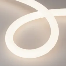 Лента герметичная MOONLIGHT-SIDE-A336-D40mm 24V Day4000 360deg 15 W/m, IP65, 2835, 5m, wire x1, вывод кабеля боковой