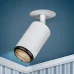 Встраиваемый светильник алюминиевый ЭРА KL106 WH/BK MR16 GU10 белый/черный матовый