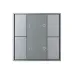Кнопочная панель INTELLIGENT ARLIGHT DALI-201-23-2G-DIM-DT6-IN Silver (BUS, Frame) (IARL, IP20 Металл, 3 года)