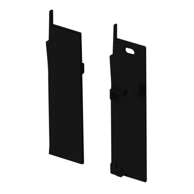 Заглушка PLINTUS-H73-F BLACK (Пластик)