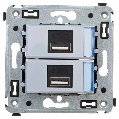 Avanti USB зарядное устройство в стену, , Закаленная сталь
