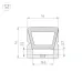 Профиль силиконовый WPH-FLEX-1616-TOP-S11-5m WHITE (Силикон)