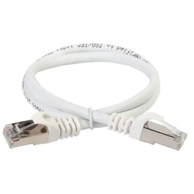 ITK Коммутационный шнур (патч-корд), кат.5Е FTP, 5м, белый