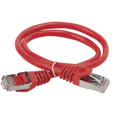 ITK Коммутационный шнур (патч-корд), кат.5Е FTP, 1, 5м, красный