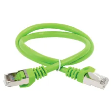 Патч-корд категории 6 FTP PVC 0.5м зеленый
