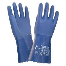 Перчатки 2Hands 5К30, р-р 10, КЩС, МБС, интерлок/ПВХ