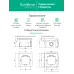 Лючок MultiDeS с розеткой 2К+З 16А/250В IP44 с монтажной коробкой для бетонных полов Античная латунь тип MDK21
