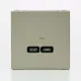 ARTGALLERY USB розетка тип-С 65Вт высокоскор.заряд. QC, PD, механизм, шампань
