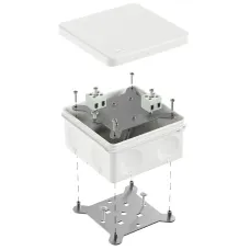 Коробка огнестойкая для о/п двухкомпонентная 60-0300-FR2.5-4 Е15-Е120 RAL9003 100х100х50 (14 шт/уп)
