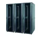 Шкаф Racknet S3000 42U 600 x 600, передняя дверь стеклянная одностворчатая, задняя дверь металлическая одностворчатая, черный