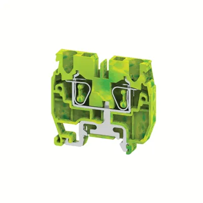 Мини-клемма заземляющая 2,5 кв.мм пружинная OptiClip CXMG-2,5-PE-I-(0,2-2,5)-PEN
