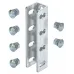 Комплект соединительный, продольный, сталь, FT (VUS 5 FT)