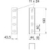 Комплект соединительный, продольный, сталь, FT (VUS 5 FT)