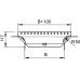 Секция Т/Х-образная, h=60 мм, B=100 мм, FS (RAA 610 FS)