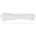 Хомуты нейлоновые, белые для проводов, 50 шт., 400X4