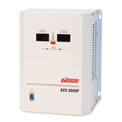 Стабилизатор напряжения POWERMAN AVS 3 000P для газового котла, компьютера, роутера