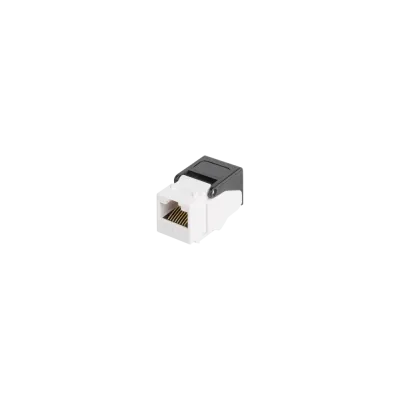 Модуль Keystone Кат5e RJ45/8P8C самозажимной неэкран белый