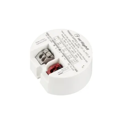 Блок Питания ARJ-SP-16-PFC-R (16W, 15-42V, 0.35-0.4A) (ARL, драйвер для светодиодов и светильников, IP20 пластик, 5 лет)