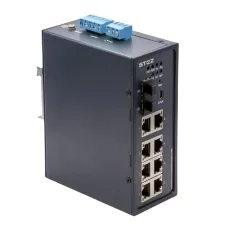 Коммутатор промышленный управляемый L2 8 портов 10/100Base-TX 2 порта 100/1000Base-X SFP консольный порт Mini USB 24VDC STEZ3108-2GSFP