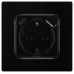 Розетка ЭРА Серия 12 12-4108-06 2P+E 16A-250В со шторками с USB type-A+C 5В-3А чёрный