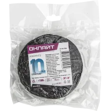 Изолента ОНЛАЙТ 61 153 OIT-H20-10/BL ХБ черная 125г 0,35х20мм 10м