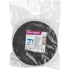 Изолента ОНЛАЙТ 61 154 OIT-H20-20/BL ХБ черная 250г 0,35х20мм 20м