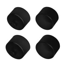 Заглушка WPH-FLEX-D22-360deg BLACK с отверстием (Пластик)