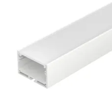 Профиль с экраном SL-LINE-4932-2500 WHITE+OPAL (Алюминий)