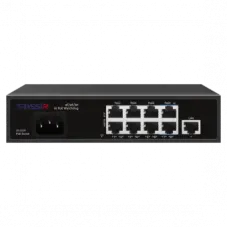 Коммутатор неуправляемый 8x100Мбит/с (RJ45 с PoE+), 1x100Мбит/с (RJ45) 120Вт