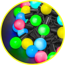 Гирлянда светодиодная новогодняя NGF-B02-70RGB-10-8m-230-BL-IP44