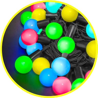 Гирлянда светодиодная новогодняя NGF-B02-70RGB-10-8m-230-BL-IP44